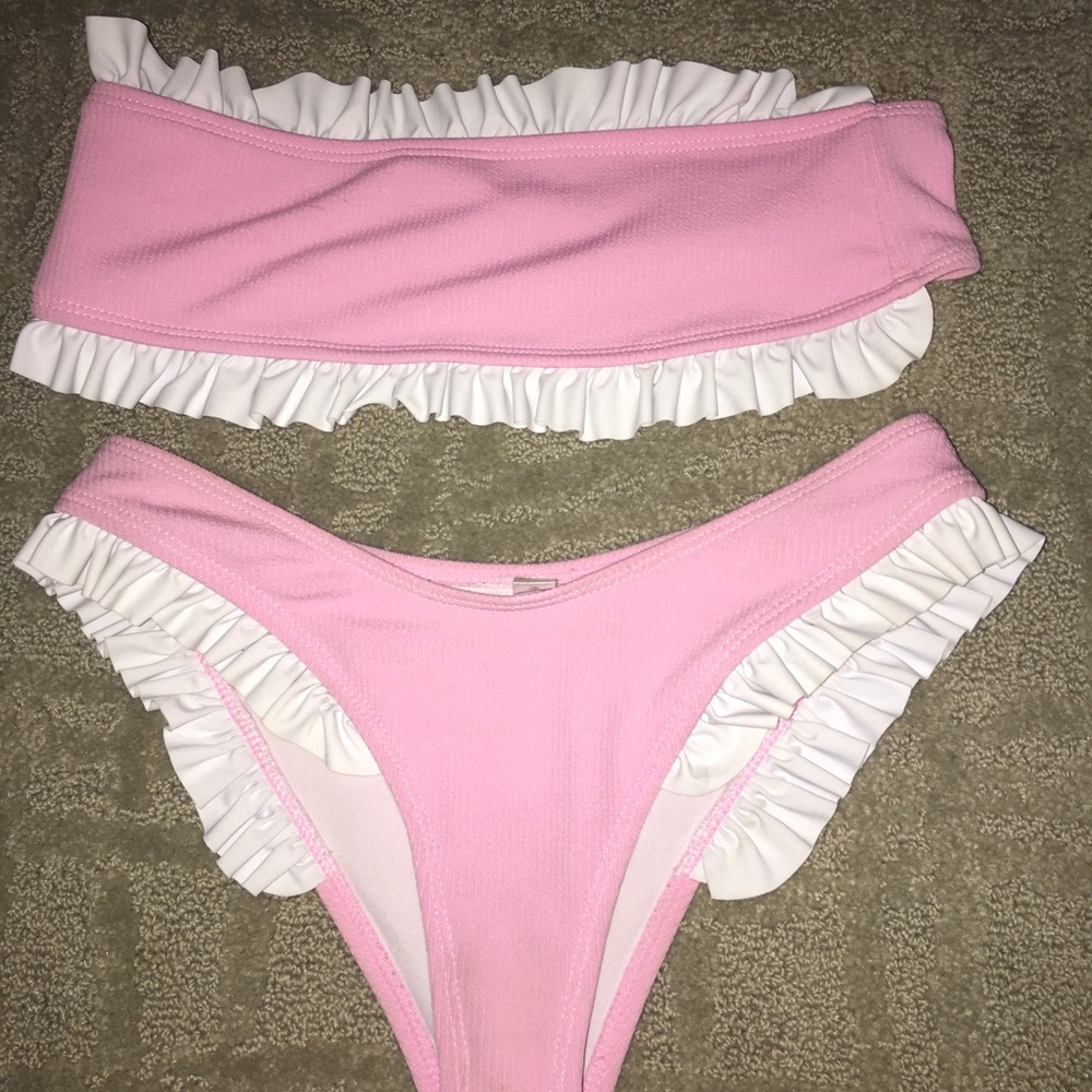 Pink bikini